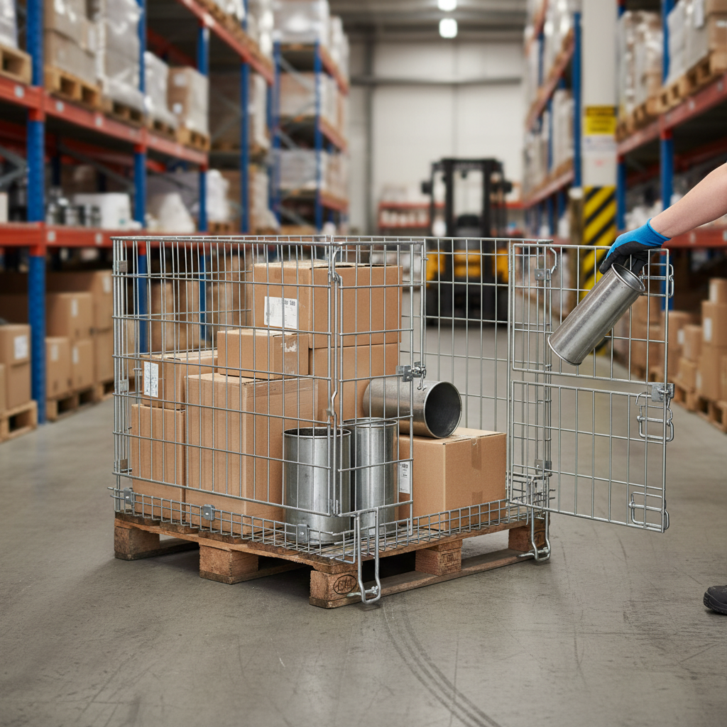 Heavy Duty Euro Hypacage - Stackable and Collapsible Storage Solution