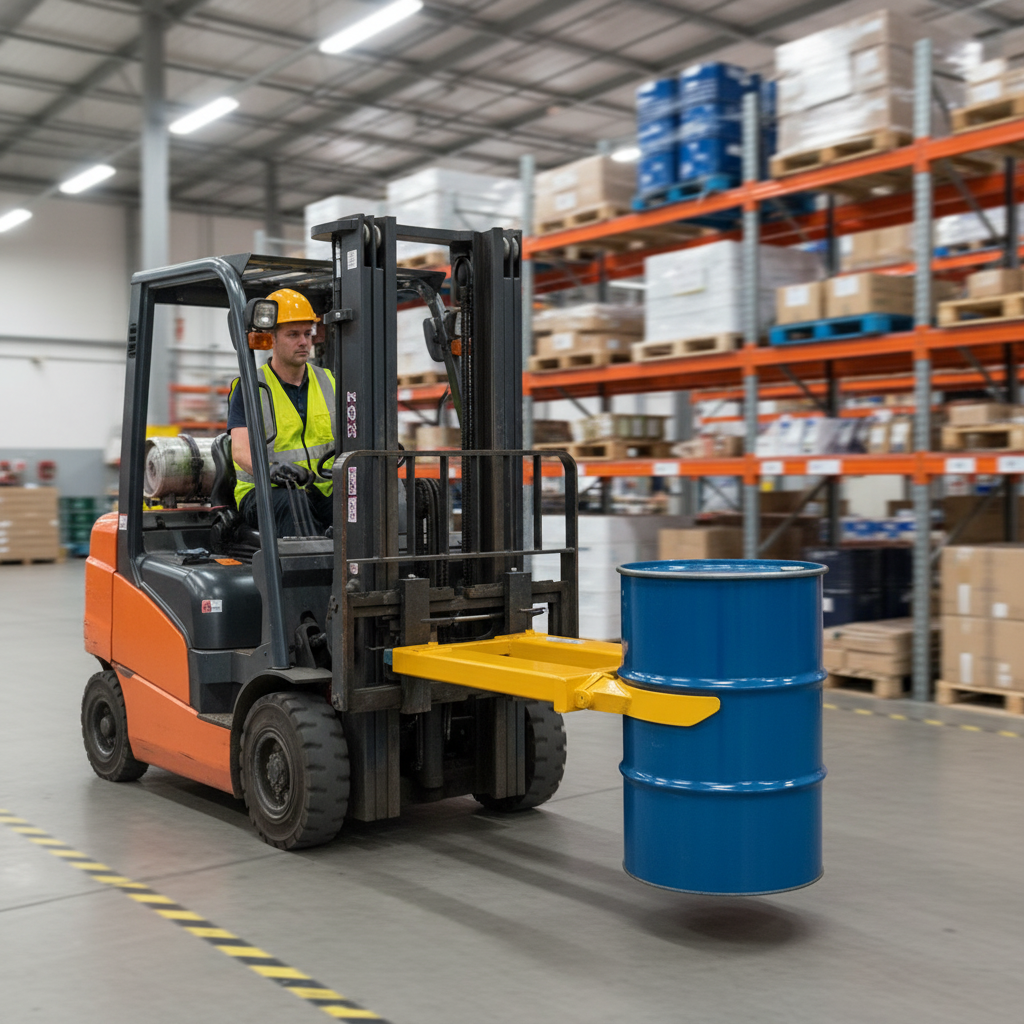 Heavy Duty Forklift Drum Grab for Efficient Drum Handling