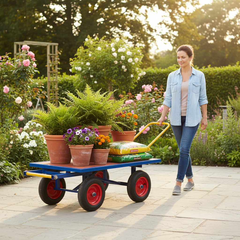Heavy Duty Large Turntable Platform Truck for Bulky Items