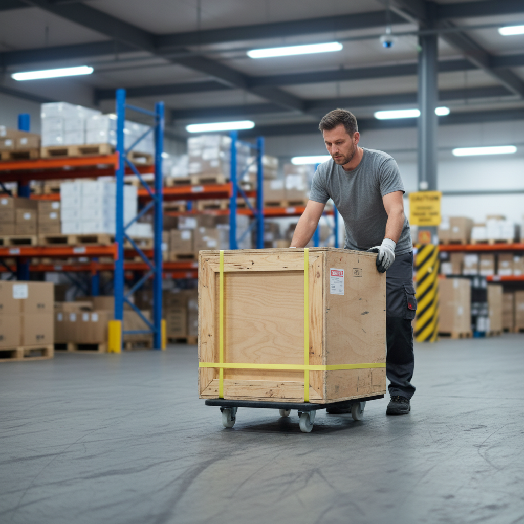 Heavy Duty Double Rubber Topped Dolly Truck for Safe Transport