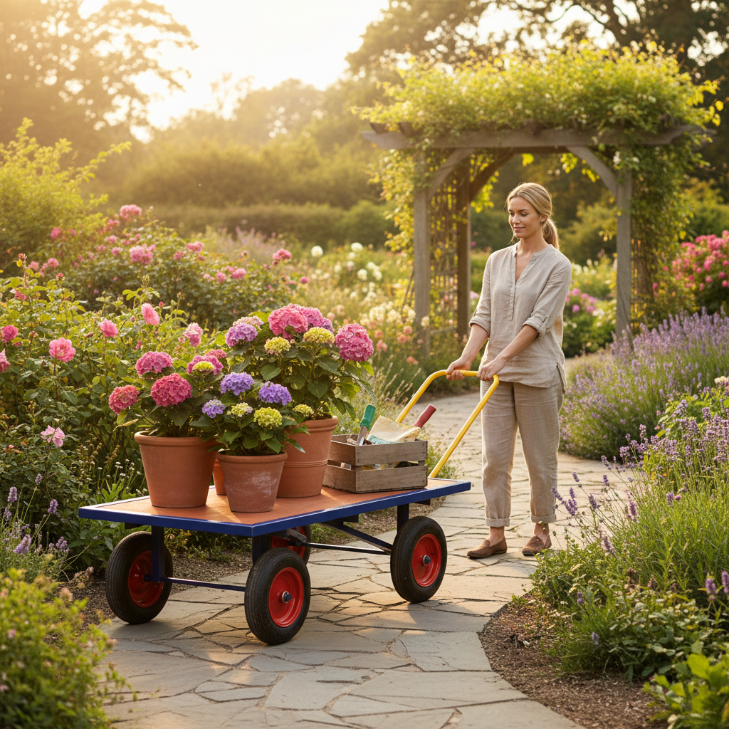 Heavy Duty Large Turntable Platform Truck for Bulky Items