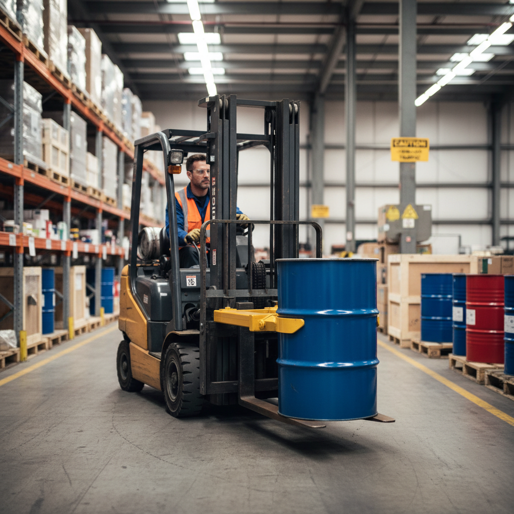 Heavy Duty Forklift Drum Grab for Efficient Drum Handling
