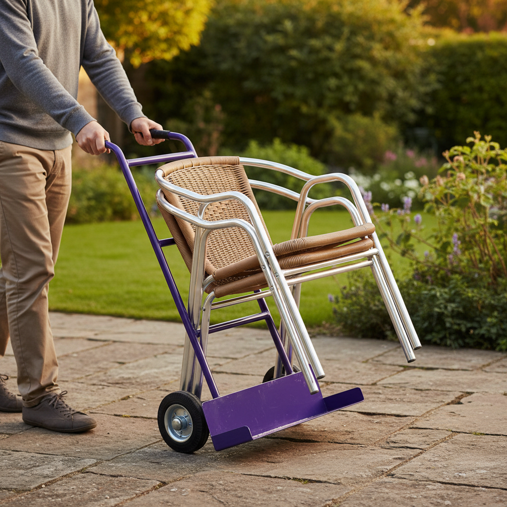 Heavy Duty Chair Moving Trolley for Efficient Transport