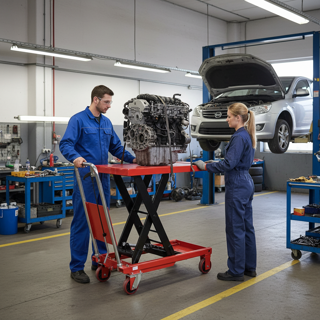 Premium Manual Scissor Lift Table for 500KG Capacity