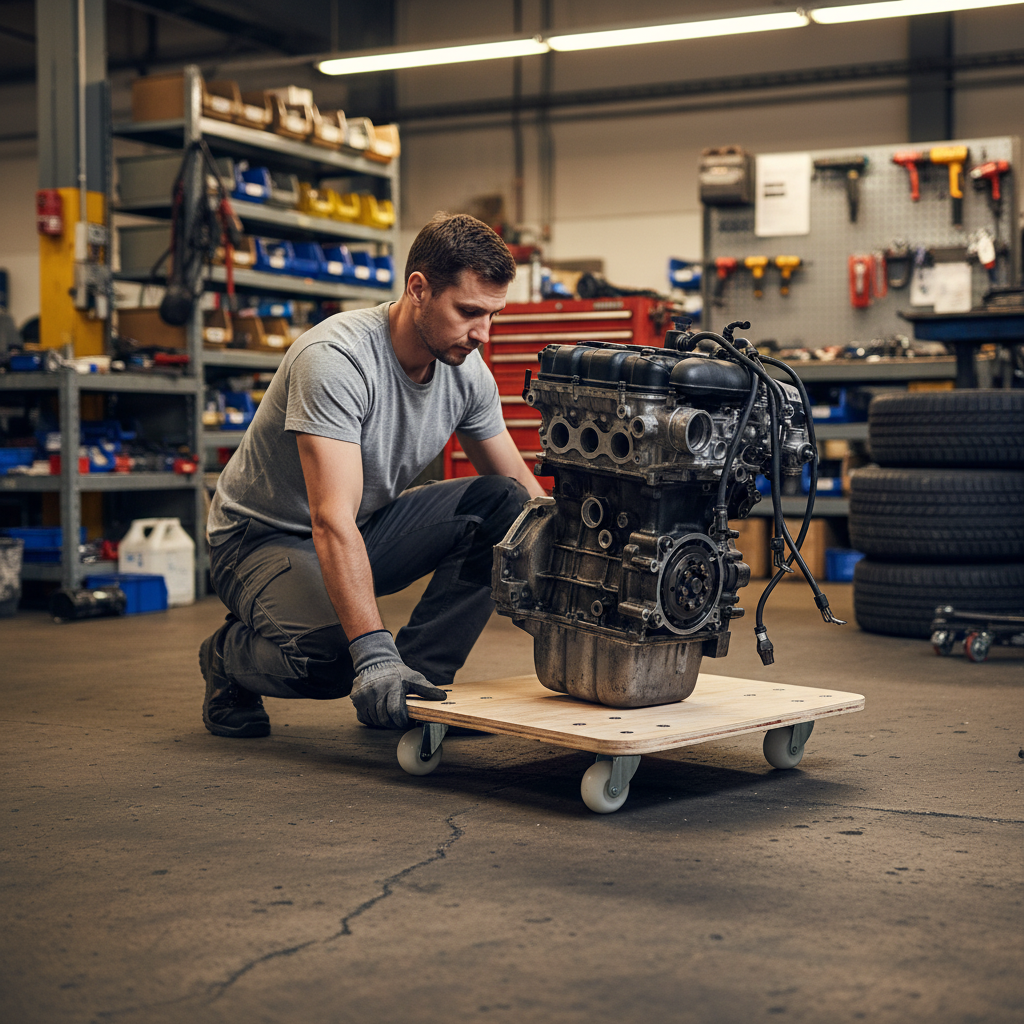 Premium Single Wooden Dolly Skate Truck for Easy Transport
