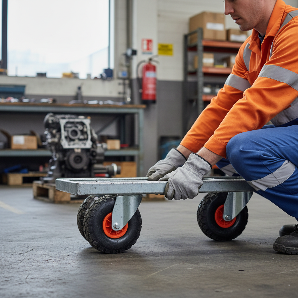 260mm Heavy Duty Puncture Proof Microcellular Wheel with Roller Bearing