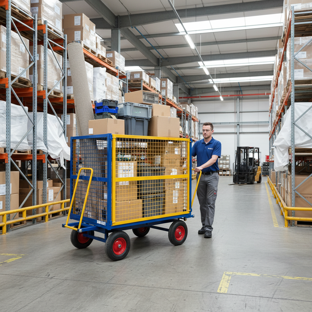 Heavy Duty High Side Turntable Platform Truck for Large Items