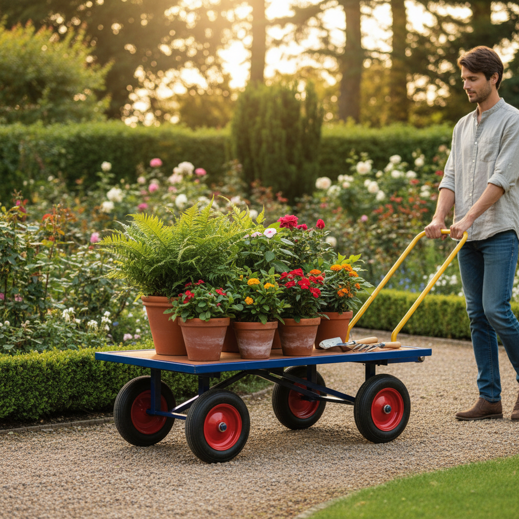 Heavy Duty Large Turntable Platform Truck for Bulky Items