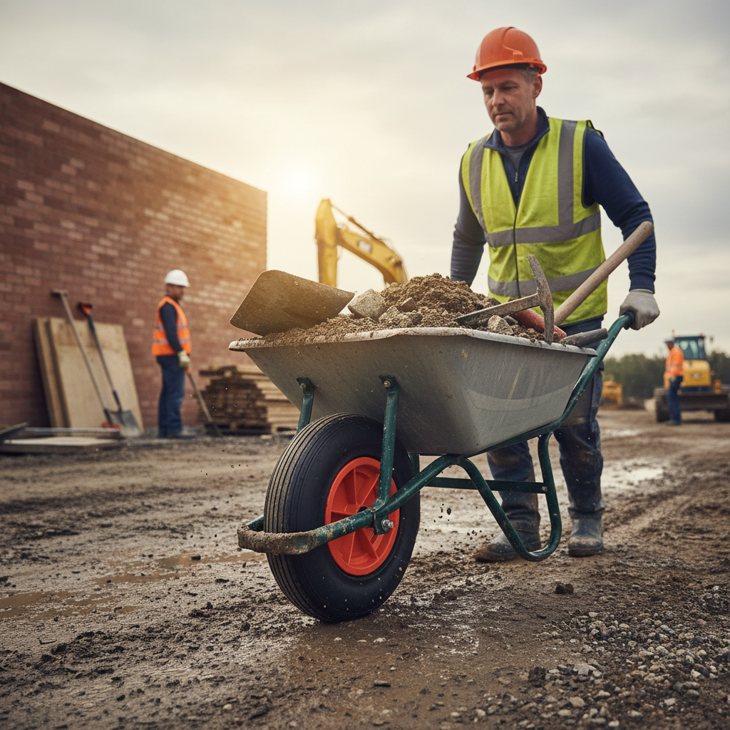 400mm Premium Solid Rubber Tyres with Plastic Centre Wheels