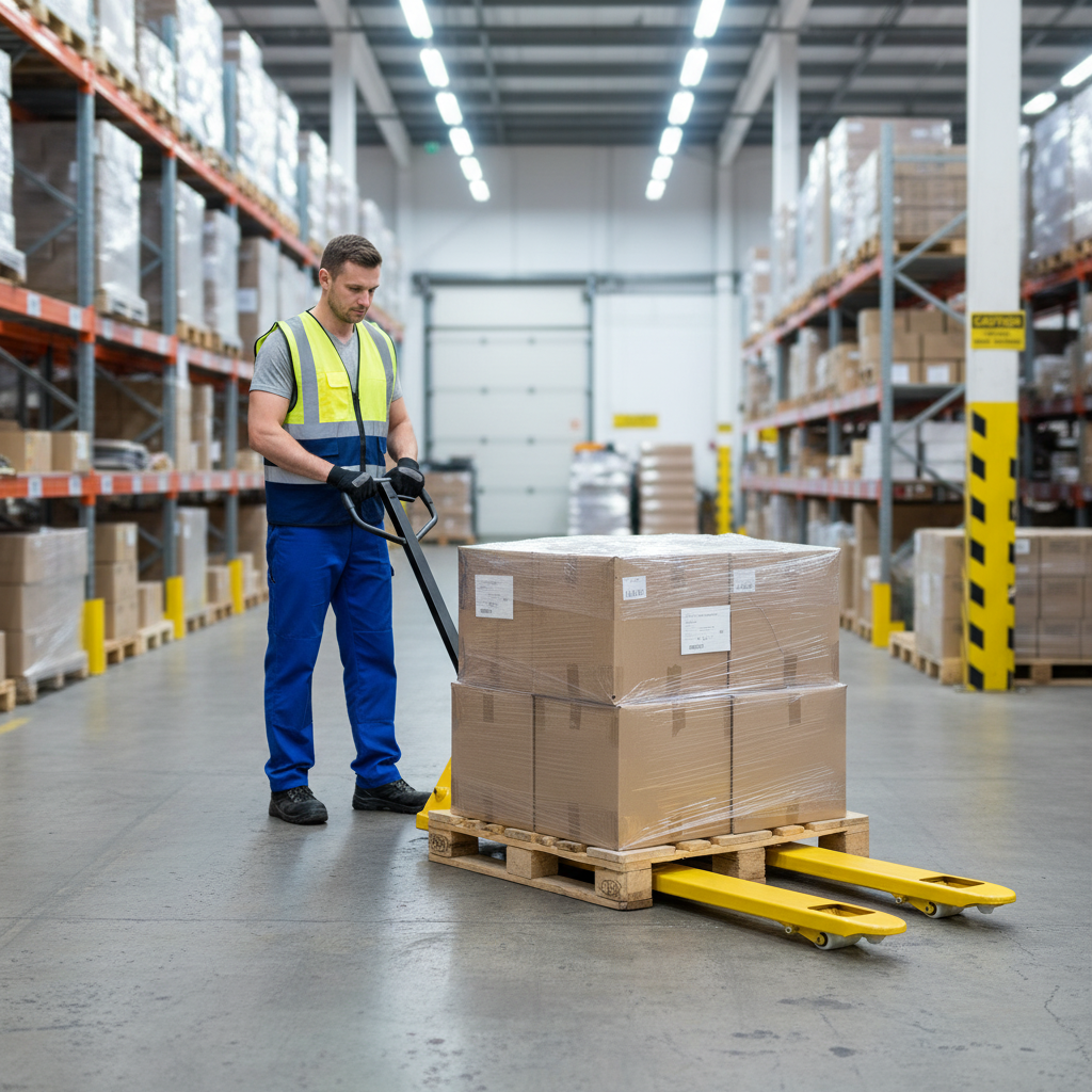 Heavy Duty Hand Pallet Truck 2500kg with Adjustable Forks
